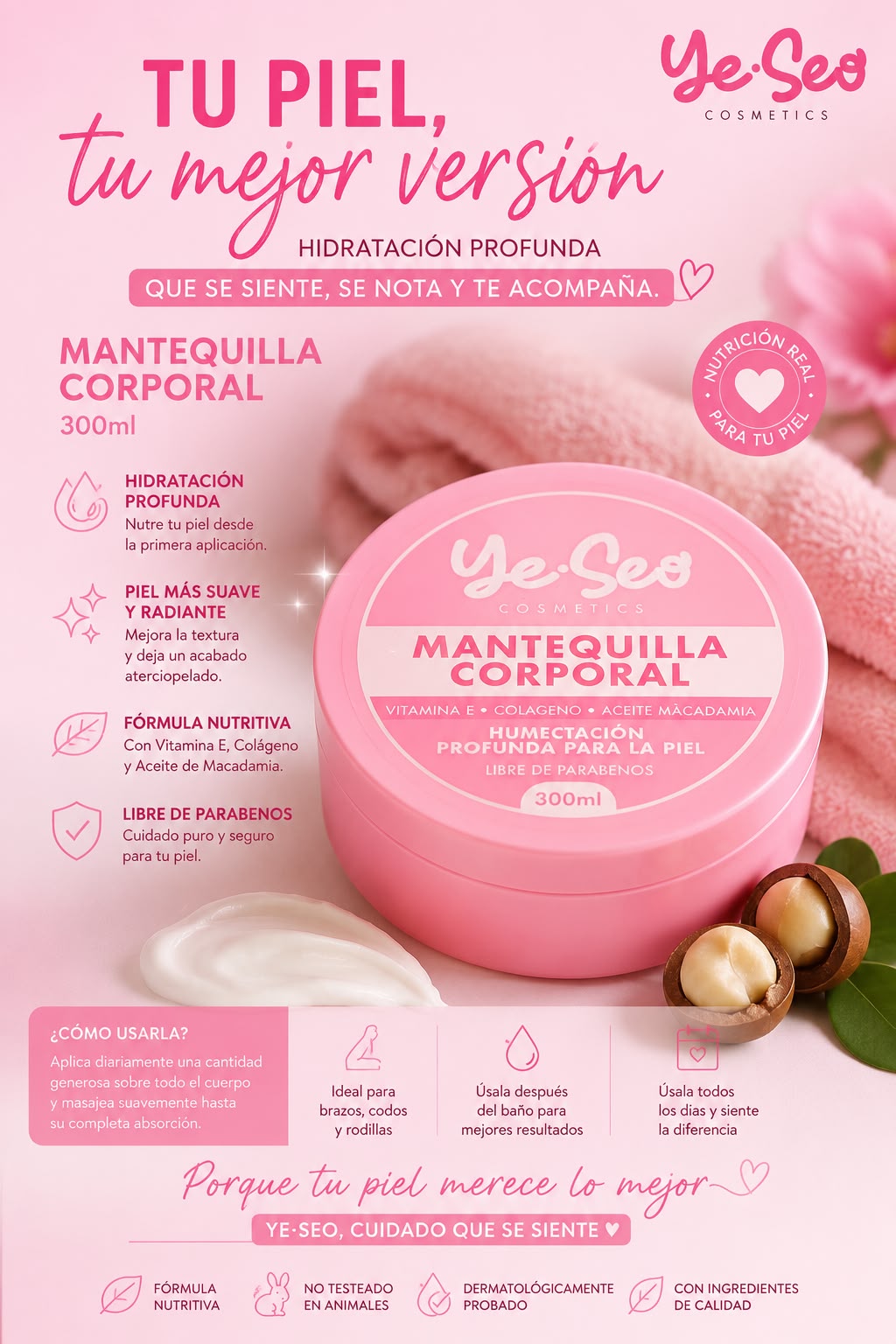 Mantequilla Corporal - Beneficios